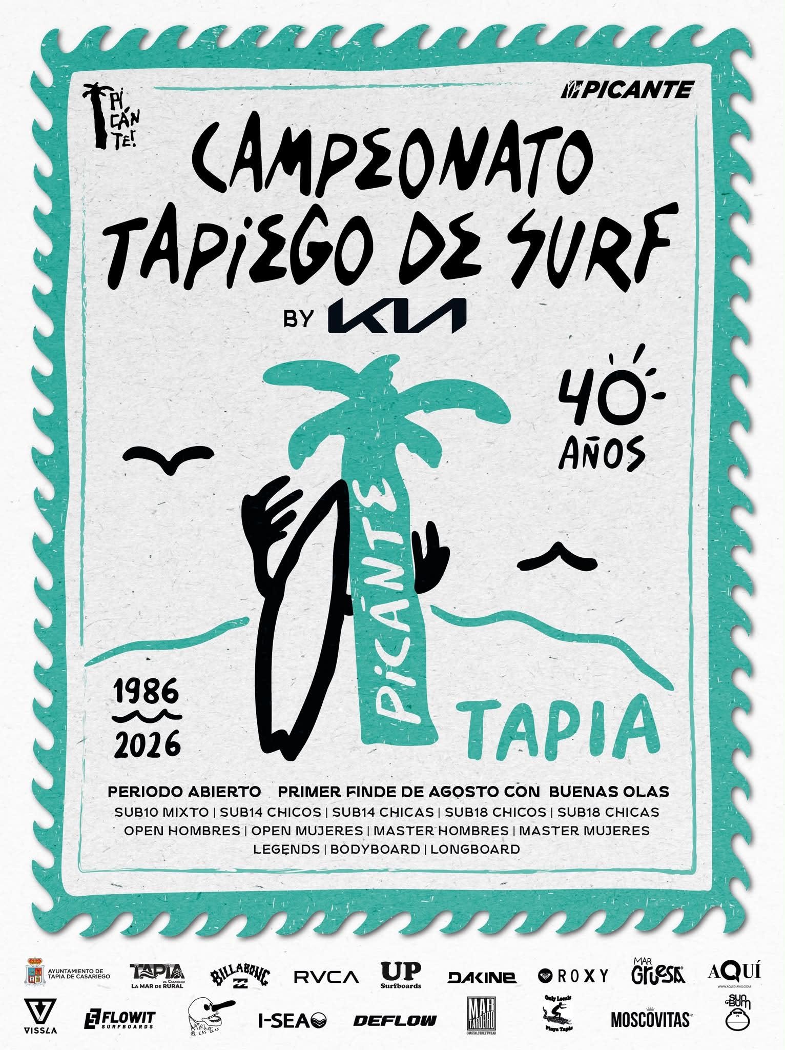 Campeonato Tapiego de Surf 40 años