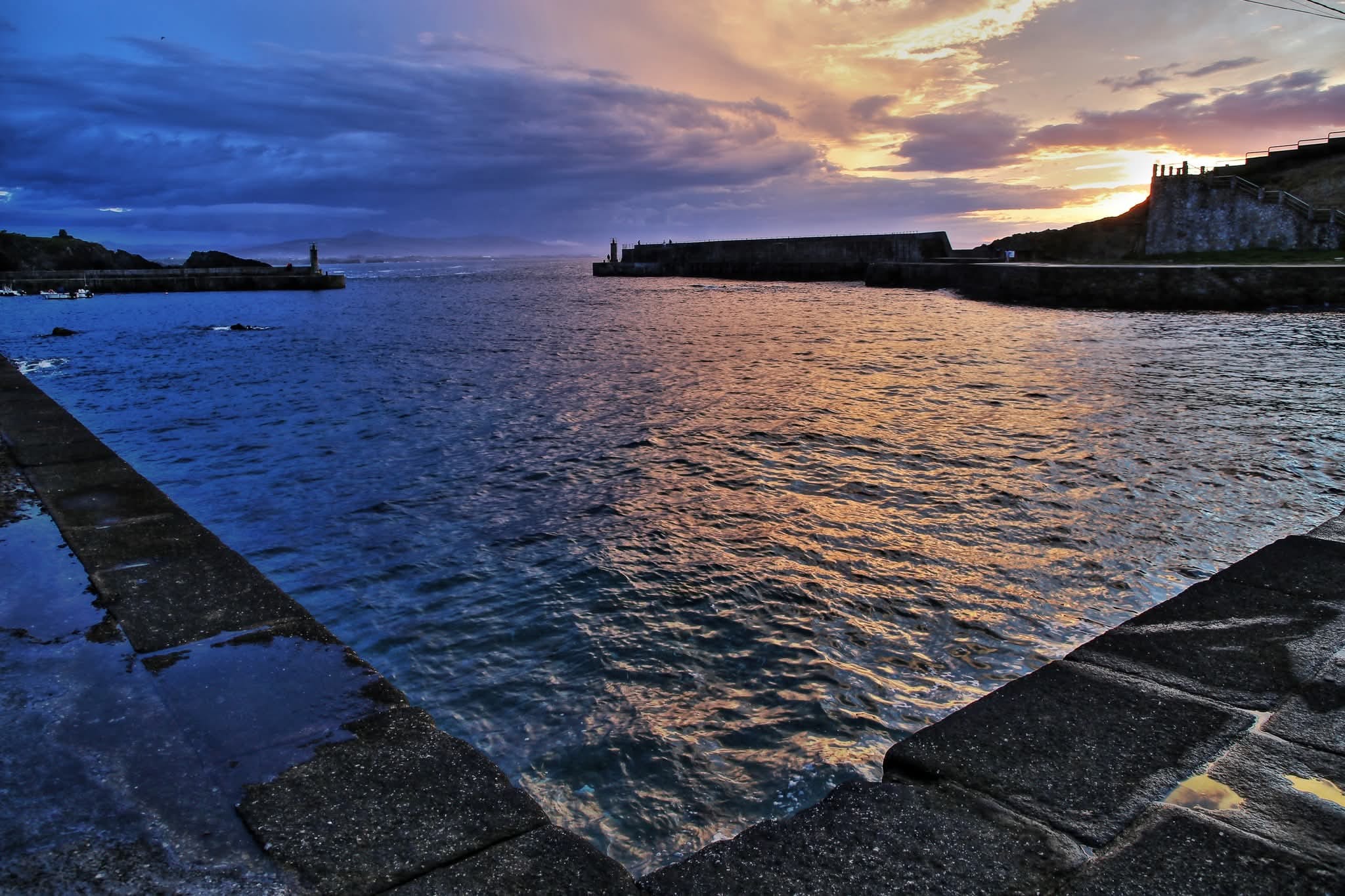 Atardecer en entreislas