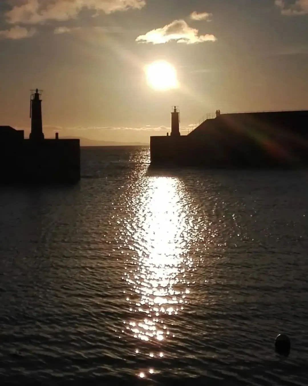 Atardecer en Tapia de Casariego muelle de fuera
