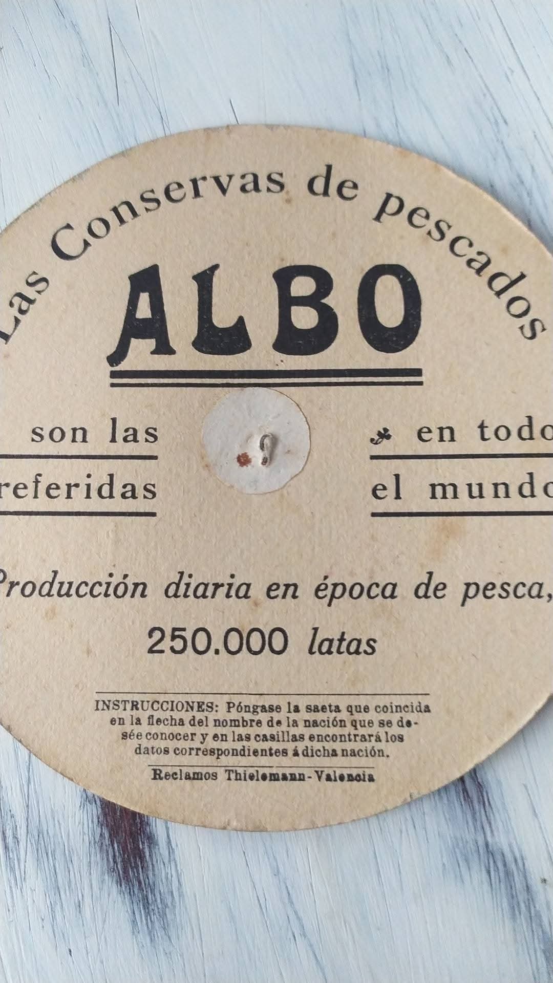 Anagrama conservas de pescado Albo en Tapia de Casariego