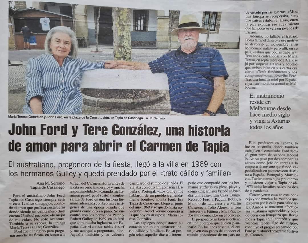 John Ford y Tere González una historia de amor
