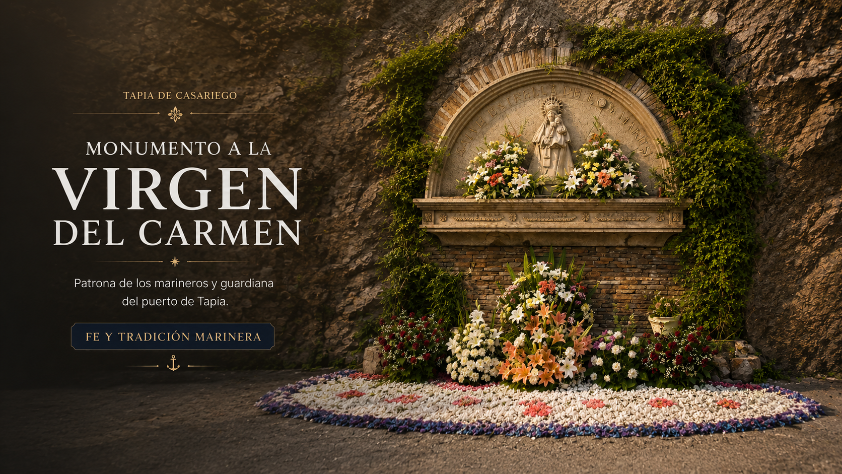 Monumento Virgen del Carmen Tapia de Casariego